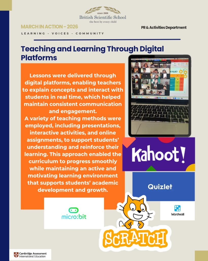 Empowering Minds and Celebrating Values: Our March Highlights March Highlights digital learning and online education activities