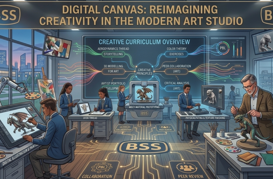 Teacher Blog Digital art and creativity lesson at British Scientific School